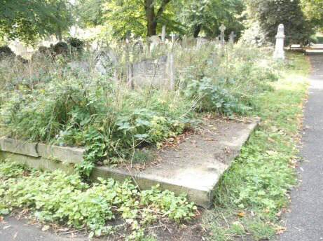 Grave of Emily Morgan Tate in Brompton Cemetery