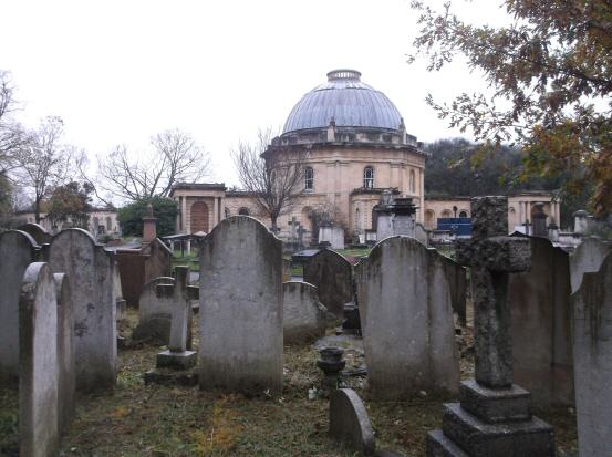 A photograph from around the same point as the illustration
implies